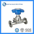 Sanitary Stainless Steel Manual Diaphragm Valve for Pharma